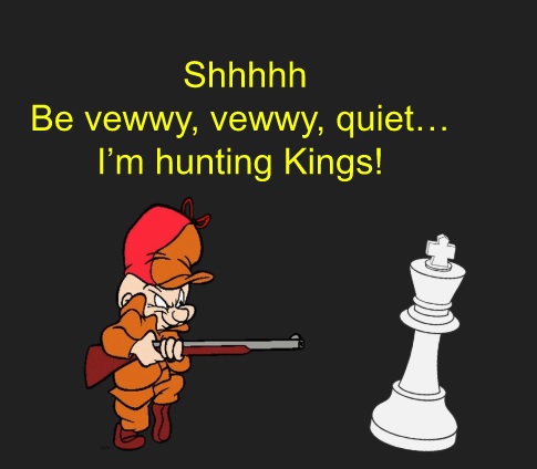 Hunter stalking the King