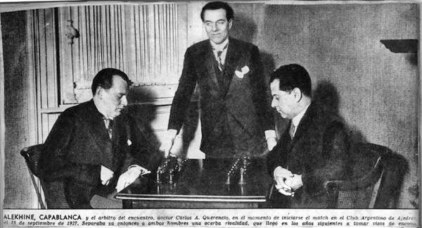 Alekhine Capablanca World Championship 1927