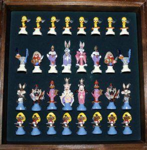 Bugs Bunny Placy chess set