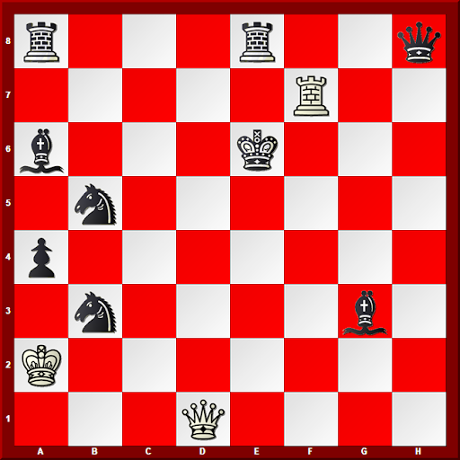  Major Piece Checkmates #3 - Diagram_ White to move and Mate in 6 moves