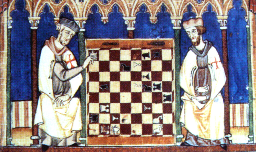 KnightsTemplar-Playing-Chess