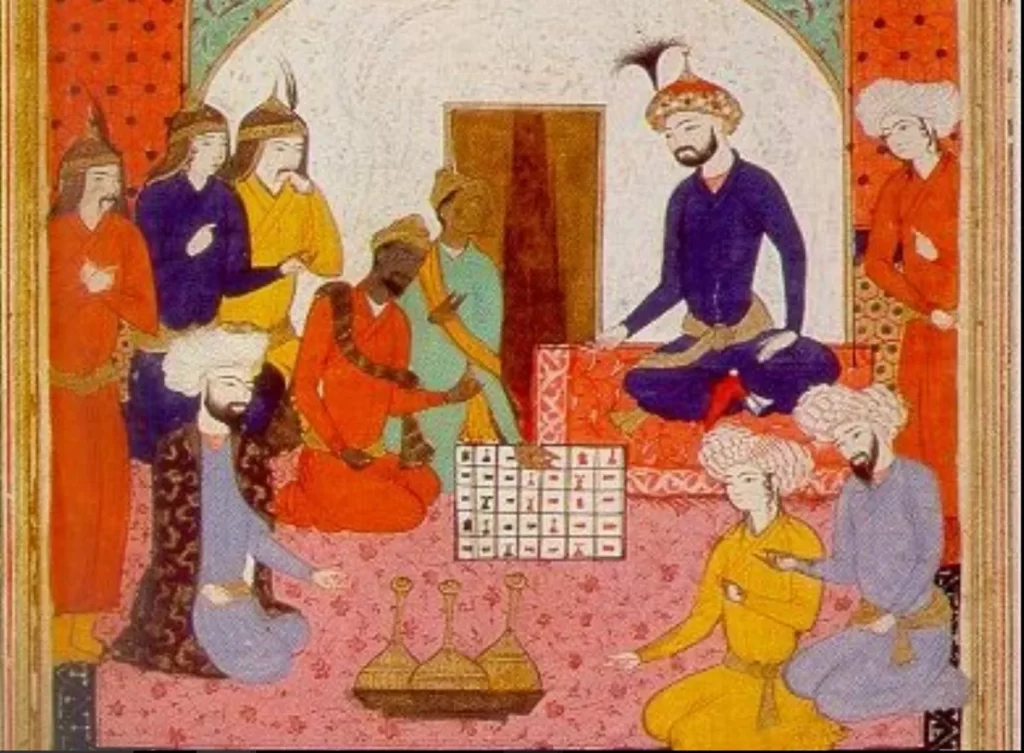 Indian Ambassador introduces Chess to the Persians