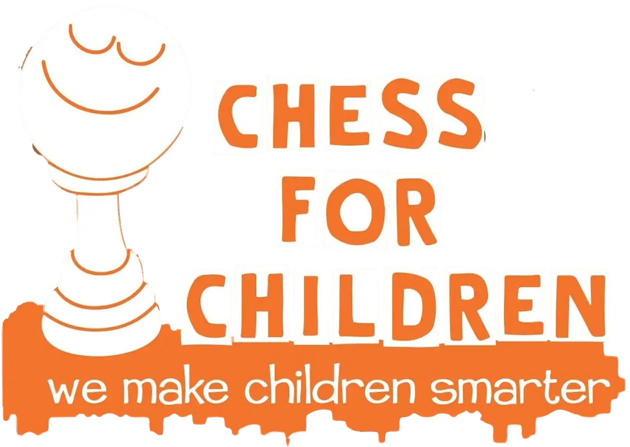 Chess for Children's Logo : Ernie the smiling Pawn